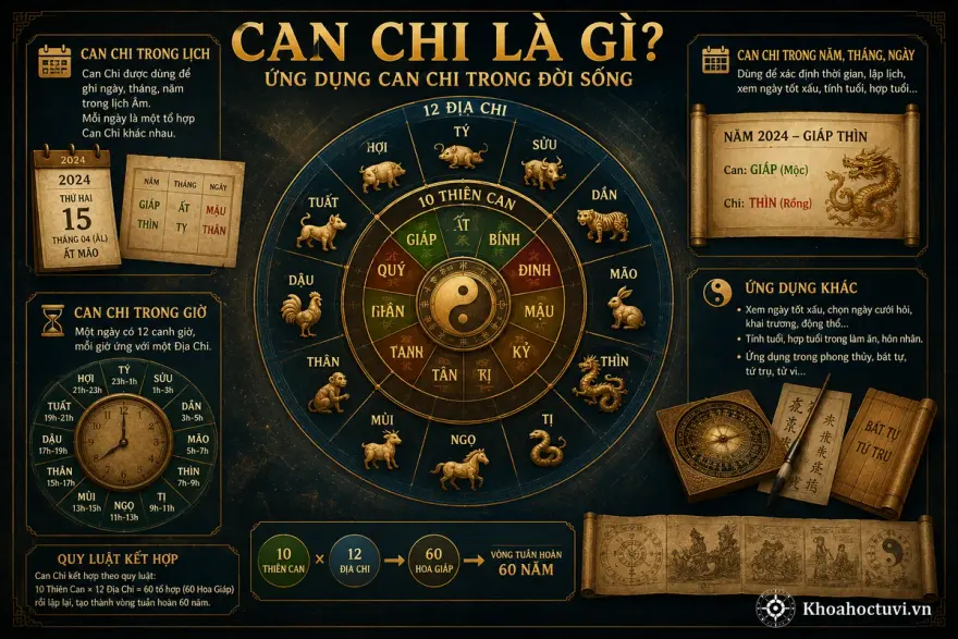 Can Chi Là Gì? Ý Nghĩa Thiên Can Địa Chi & Cách Tính