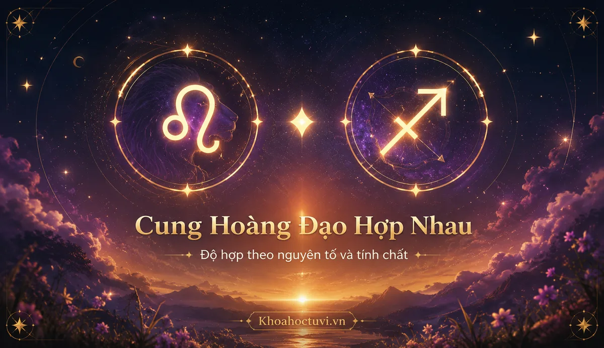 Cung Hoàng Đạo Hợp Nhau: Bảng Tương Hợp Tình Yêu 12 Cung