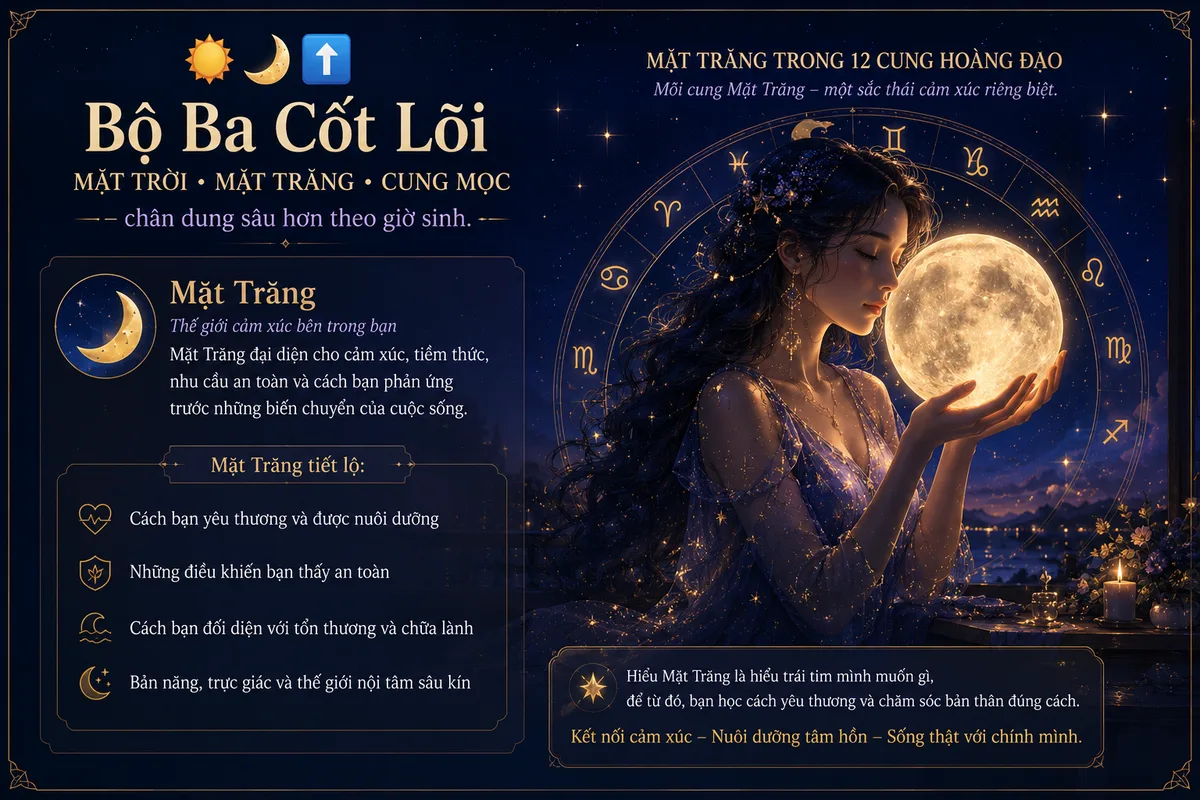 Cung Mặt Trăng Là Gì? Ý Nghĩa Và Cách Tra Cung Mặt Trăng