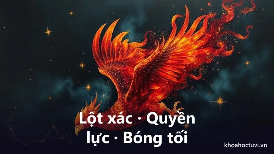 Ý nghĩa sao Diêm Vương trong chiêm tinh gồm lột xác tái sinh, quyền lực và bóng tối