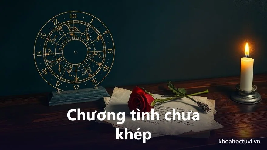 Biểu tượng một mối tình cũ sống lại trong đợt Sao Kim lùi lại: lá thư cũ và đóa hồng hồi sinh dưới ánh nến
