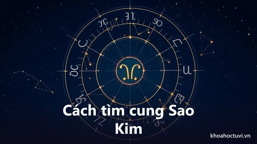 Cách tìm cung sao Kim bằng bản đồ sao: nhập ngày giờ nơi sinh để xác định vị trí sao Kim