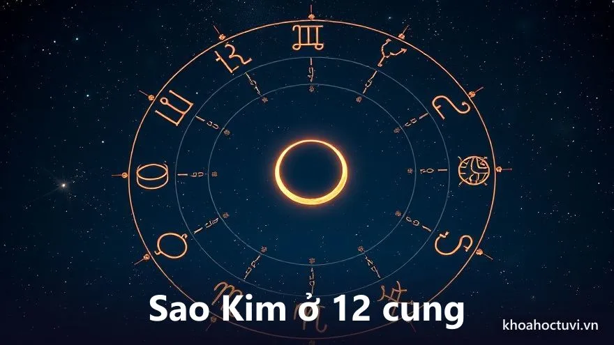 Sao Kim đi qua mười hai cung hoàng đạo, mỗi cung tô một sắc thái riêng cho tình yêu và thẩm mỹ