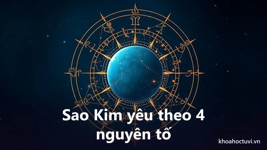 Bốn ngôn ngữ yêu của sao Kim theo bốn nguyên tố Lửa Đất Khí Nước trong chiêm tinh