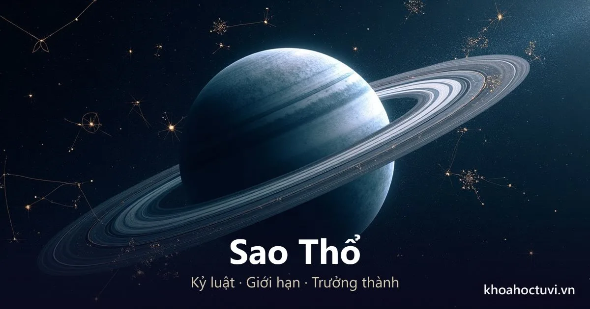 Sao Thổ Trong Chiêm Tinh: Kỷ Luật, Giới Hạn Và Bài Học Trưởng Thành