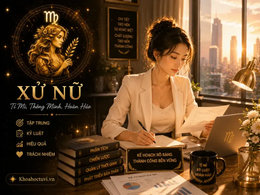 Cung Xử Nữ trong tình yêu và sự nghiệp