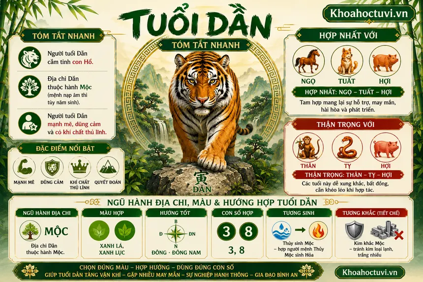 Người tuổi Dần — điểm mạnh và điểm cần lưu ý
