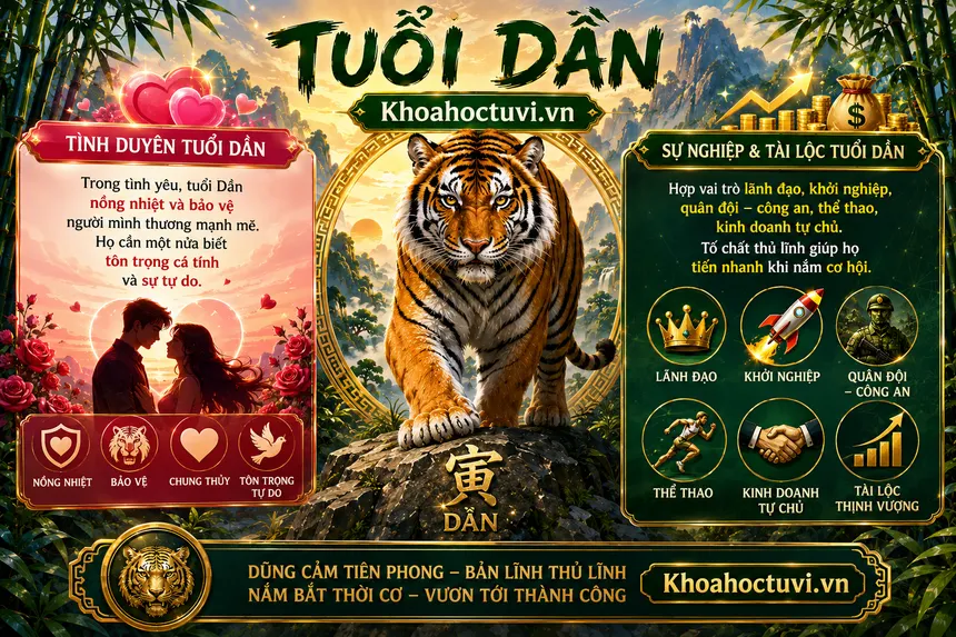Tuổi Dần — tình duyên và sự nghiệp
