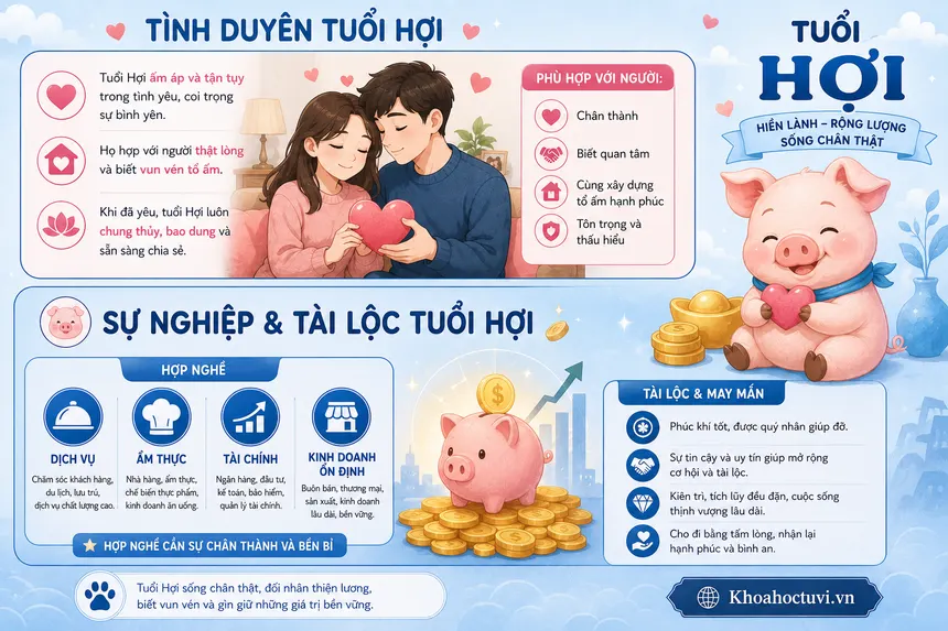Tuổi Hợi — tình duyên và sự nghiệp