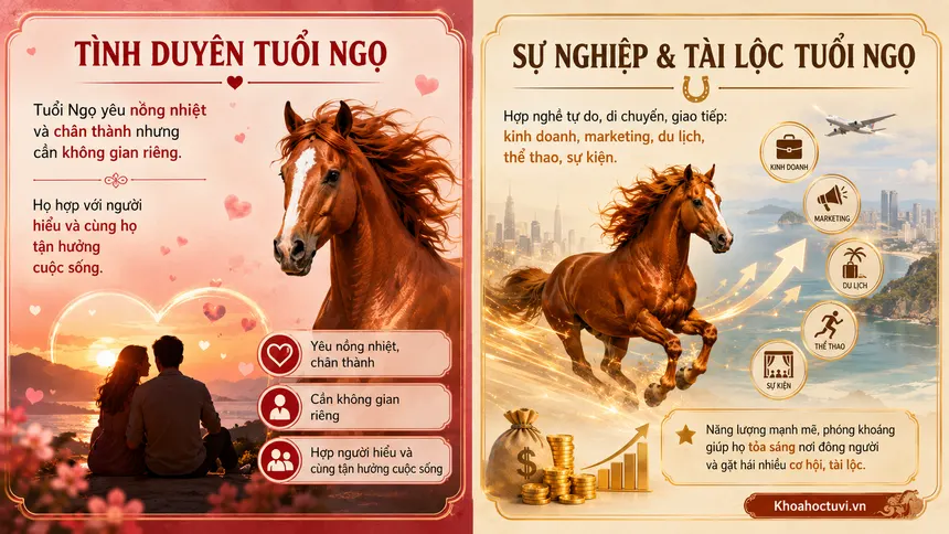 Tuổi Ngọ — tình duyên và sự nghiệp