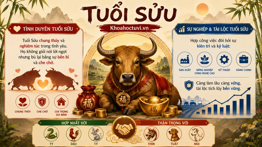Tuổi Sửu — tình duyên và sự nghiệp