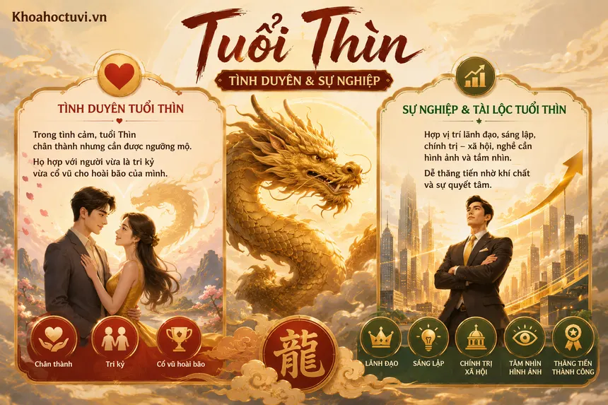 Tuổi Thìn — tình duyên và sự nghiệp