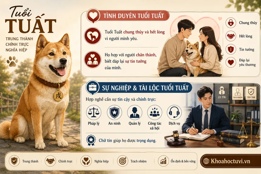 Tuổi Tuất — tình duyên và sự nghiệp
