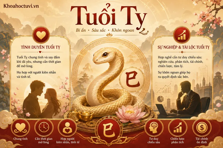 Tuổi Tỵ — tình duyên và sự nghiệp