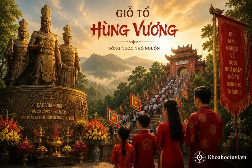 Giỗ Tổ Hùng Vương 10/3: Nguồn Gốc & Ý Nghĩa Ngày Quốc Giỗ