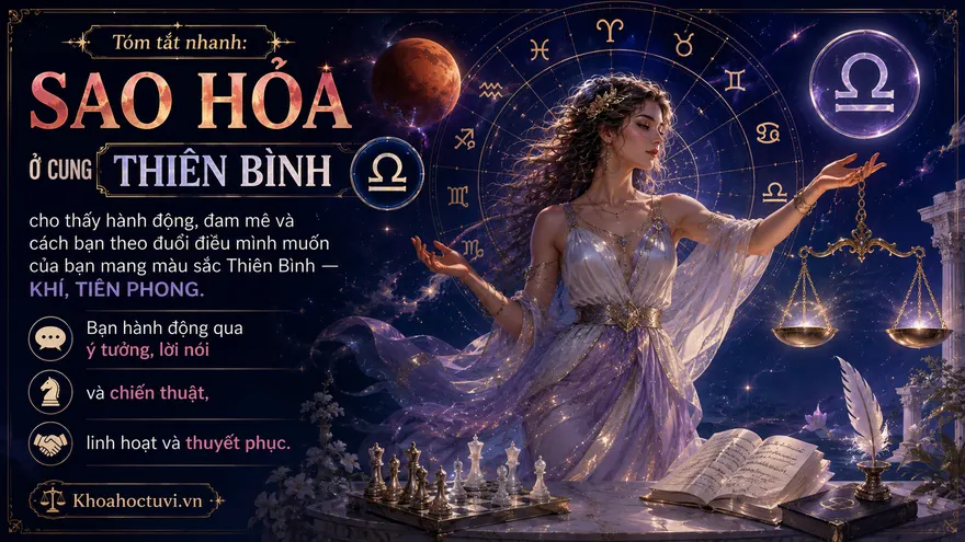 Sao Hỏa ở cung Thiên Bình (♂ ♎) — minh họa bản đồ sao