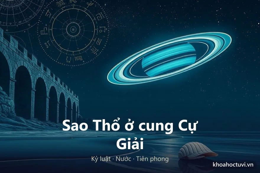 Sao Thổ ở cung Cự Giải (♄ ♋) — minh họa bản đồ sao