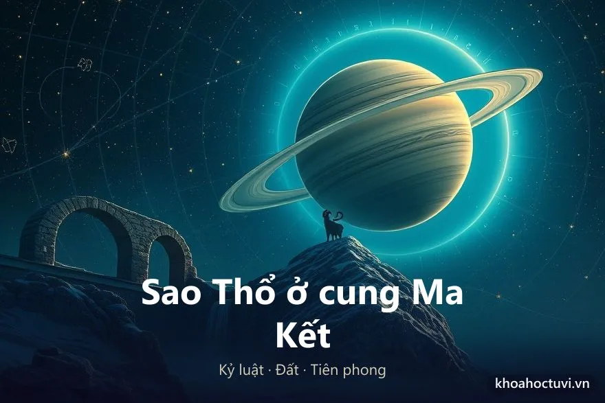 Sao Thổ ở cung Ma Kết (♄ ♑) — minh họa bản đồ sao
