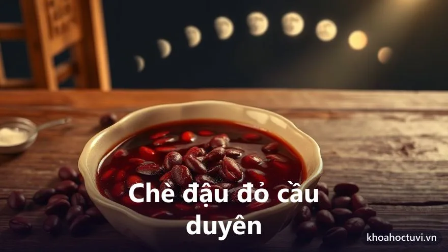 Chè đậu đỏ ngày lễ Thất Tịch được giới trẻ ăn để cầu nhân duyên