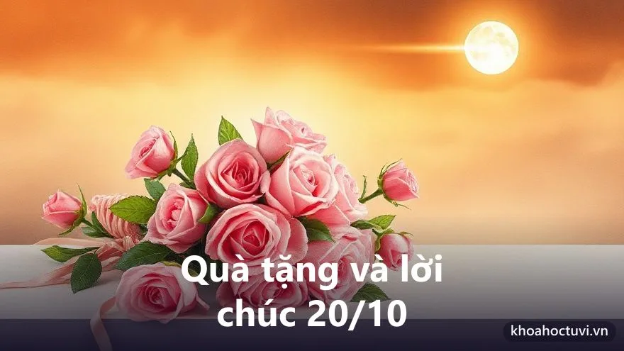 Gợi ý quà tặng hoa và lời chúc nhân ngày Phụ nữ Việt Nam 20/10