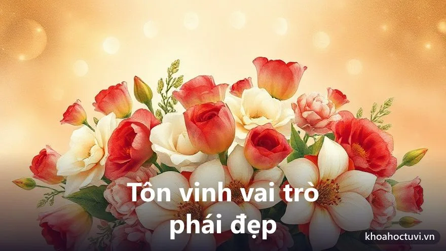 Ý nghĩa ngày Phụ nữ Việt Nam 20/10 tôn vinh vai trò của phái đẹp