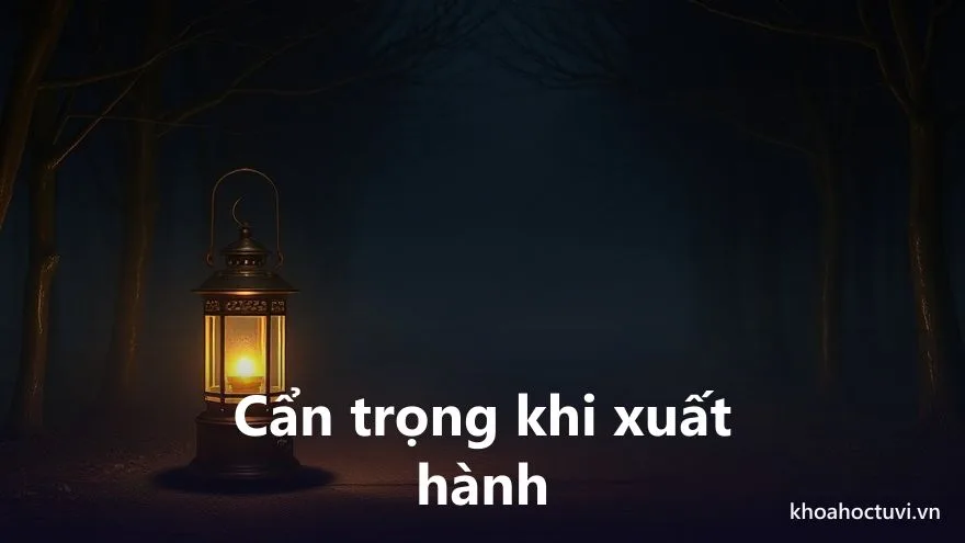 Cách hóa giải ngày Nguyệt Kỵ: chọn giờ tốt và giữ tâm lý bình tĩnh khi xuất hành