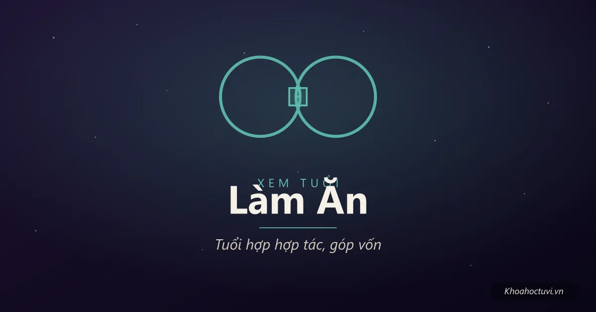 Xem tuổi làm ăn — tra tuổi hợp hợp tác, góp vốn, mở công ty theo con giáp