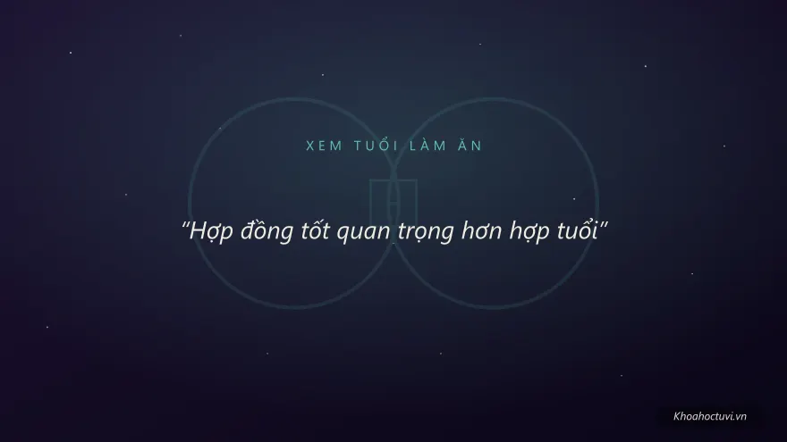 Hợp đồng tốt quan trọng hơn hợp tuổi — minh bạch và phân vai khi góp vốn