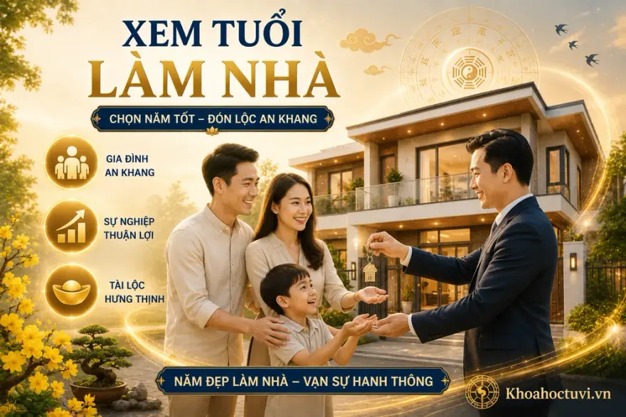 Chọn năm đẹp làm nhà — gia đình an khang, sự nghiệp thuận lợi, tài lộc hưng thịnh