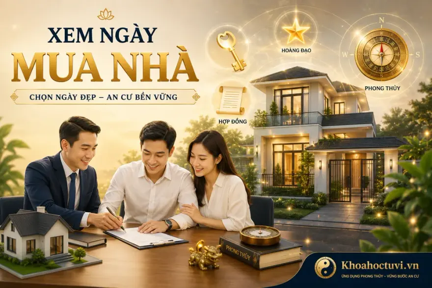 Xem ngày mua nhà — chọn ngày đẹp ký hợp đồng, an cư bền vững, đón tài lộc