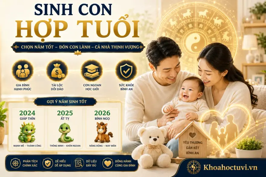 Gợi ý năm sinh con tốt hợp tuổi bố mẹ — con ngoan, gia đình hạnh phúc, sức khỏe bình an