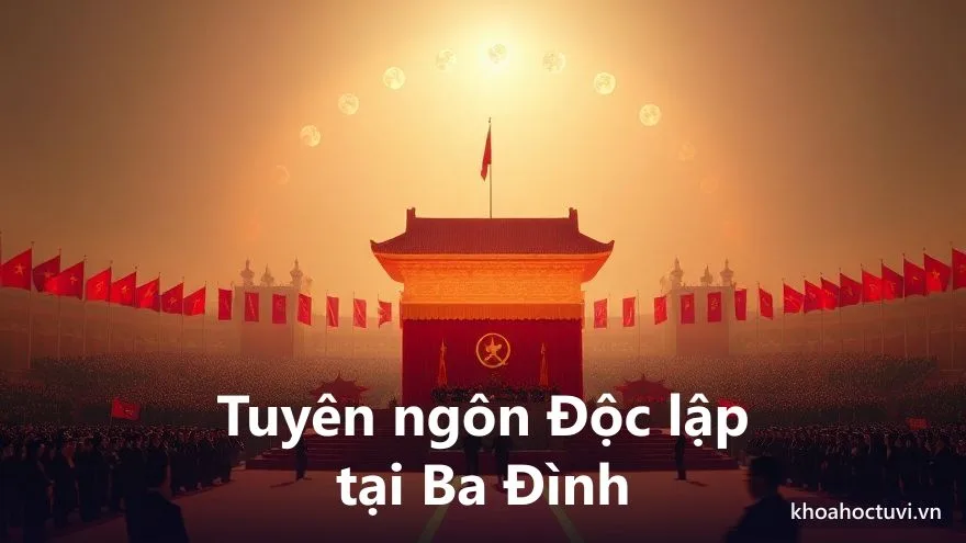 Bác Hồ đọc Tuyên ngôn Độc lập tại Quảng trường Ba Đình ngày Quốc khánh 2/9