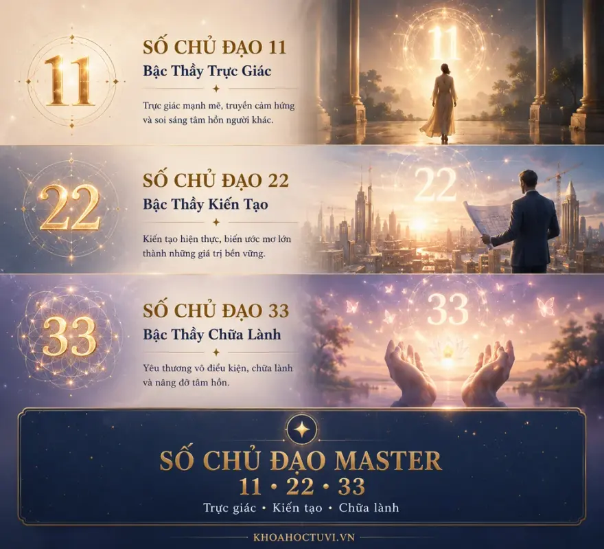 Sứ mệnh và thách thức của số chủ đạo Master