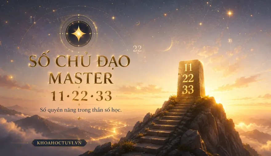 Số Chủ Đạo Master 11, 22, 33: Ý Nghĩa Các Con Số Quyền Năng