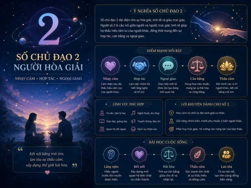 Tính cách và vận mệnh người số 2