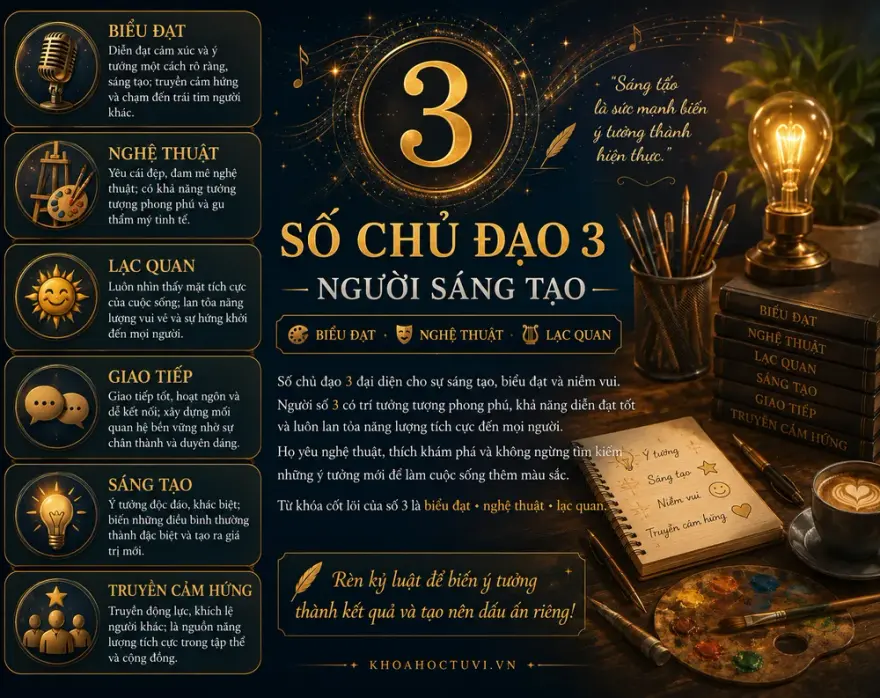 Tính cách và vận mệnh người số 3