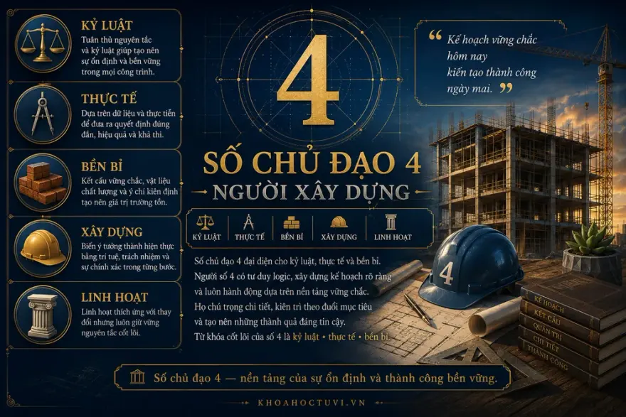 Tính cách và vận mệnh người số 4