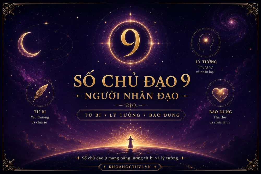 Số chủ đạo 9 hình mẫu Người Nhân Đạo