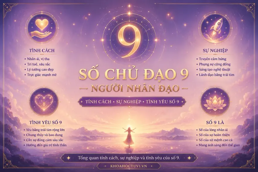 Tính cách và vận mệnh người số 9