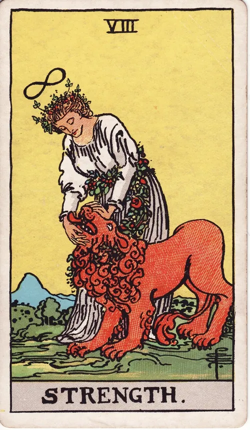 Lá Tarot Sức Mạnh — ý nghĩa sức khỏe