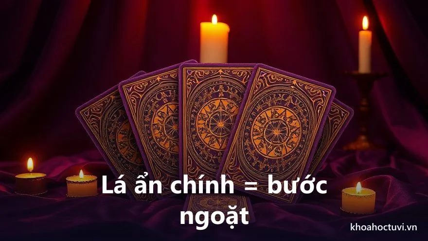 Những lá ẩn chính quan trọng trong tarot công việc như The Magician, The Chariot và The Tower đánh dấu bước ngoặt sự nghiệp