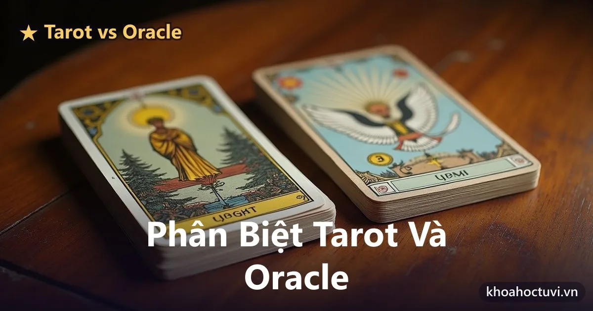 Phân biệt Tarot và Oracle: khác nhau thế nào, chọn bộ nào?