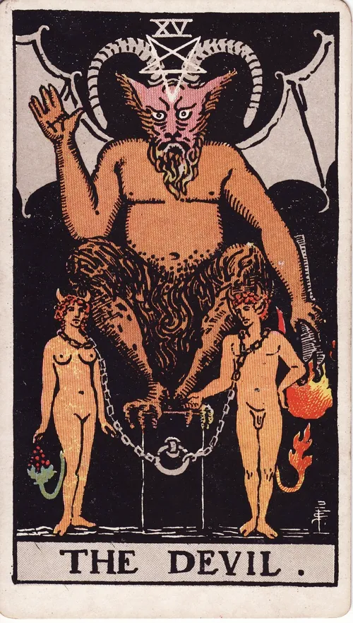Lá Tarot Ác Quỷ — ý nghĩa sức khỏe
