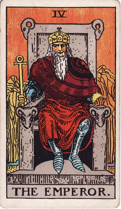 Lá Tarot Hoàng Đế — ý nghĩa gia đình