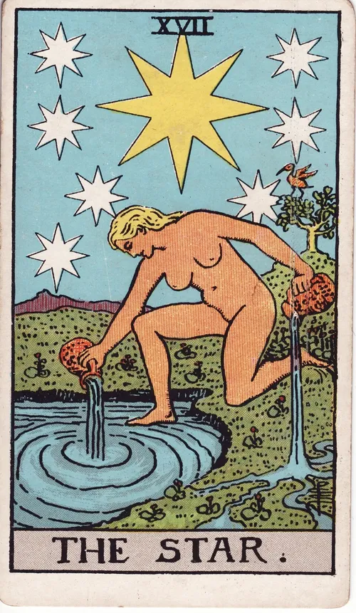 Lá Tarot Ngôi Sao — ý nghĩa sức khỏe