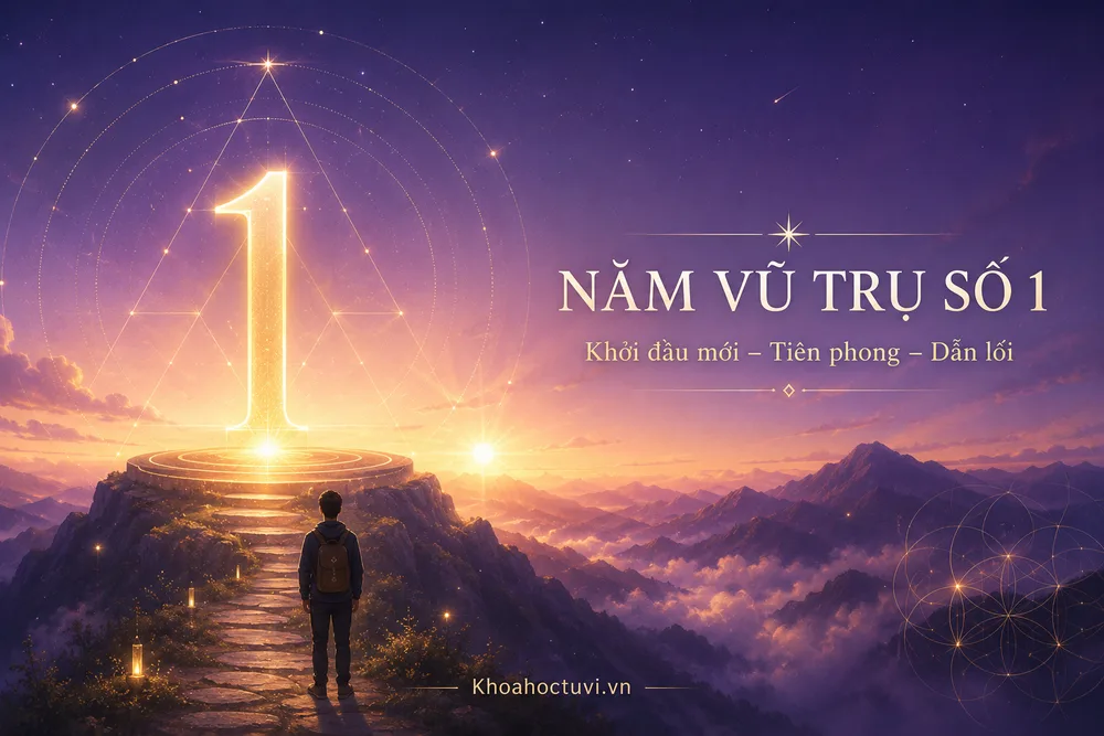 Năm cá nhân 2026 — năm vũ trụ số 1, khởi đầu chu kỳ mới