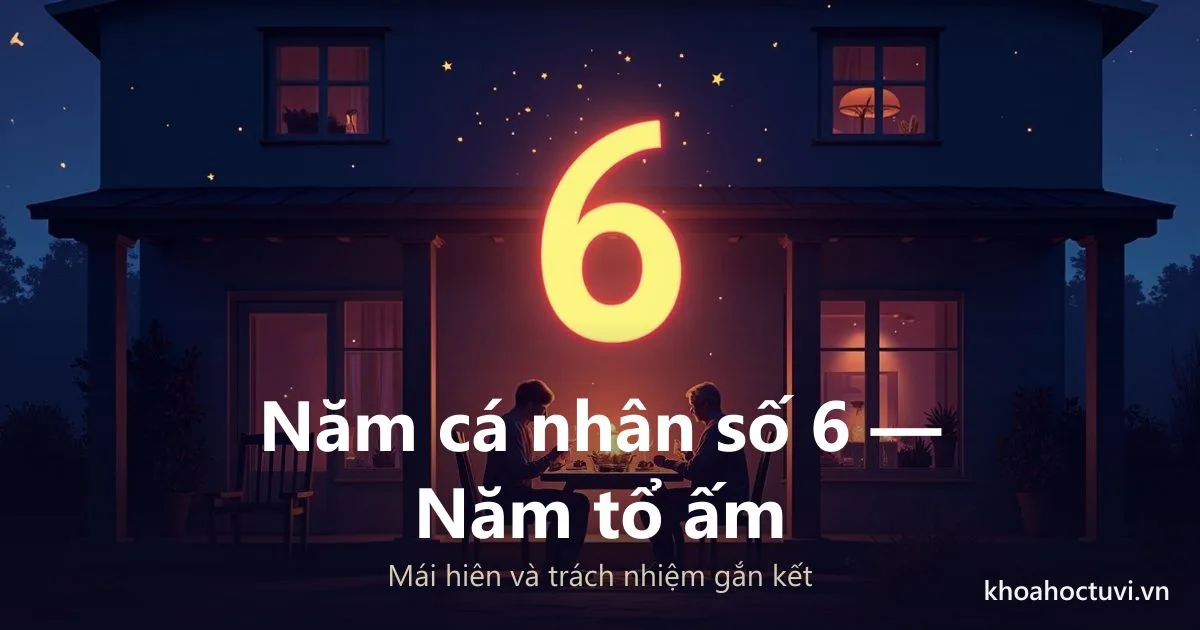 Năm Cá Nhân Số 6: Năm Tổ Ấm — Cân Bằng Trách Nhiệm Và Yêu Thương