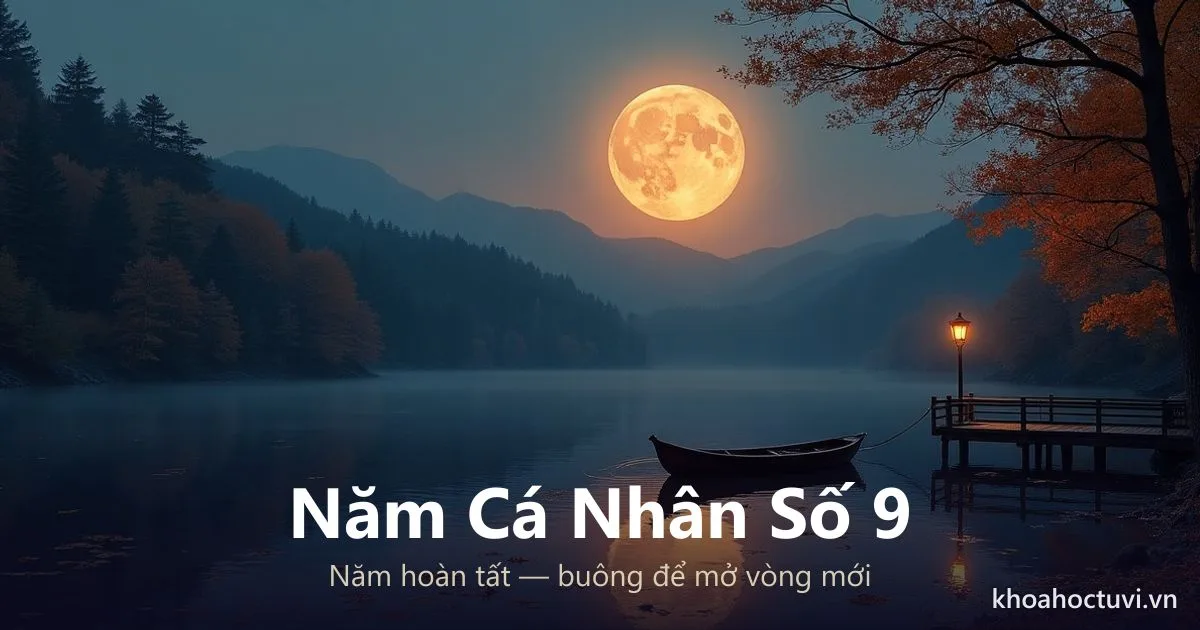 Năm Cá Nhân Số 9: Năm Hoàn Tất — Buông Gì, Giữ Gì Trước Chu Kỳ Mới?