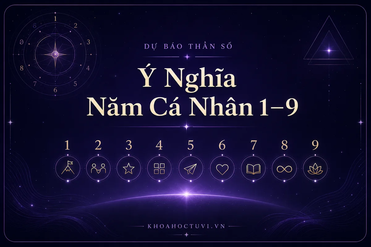 Ý Nghĩa Năm Cá Nhân 1–9: Mỗi Năm Nên Làm Gì Để Đi Đúng Nhịp