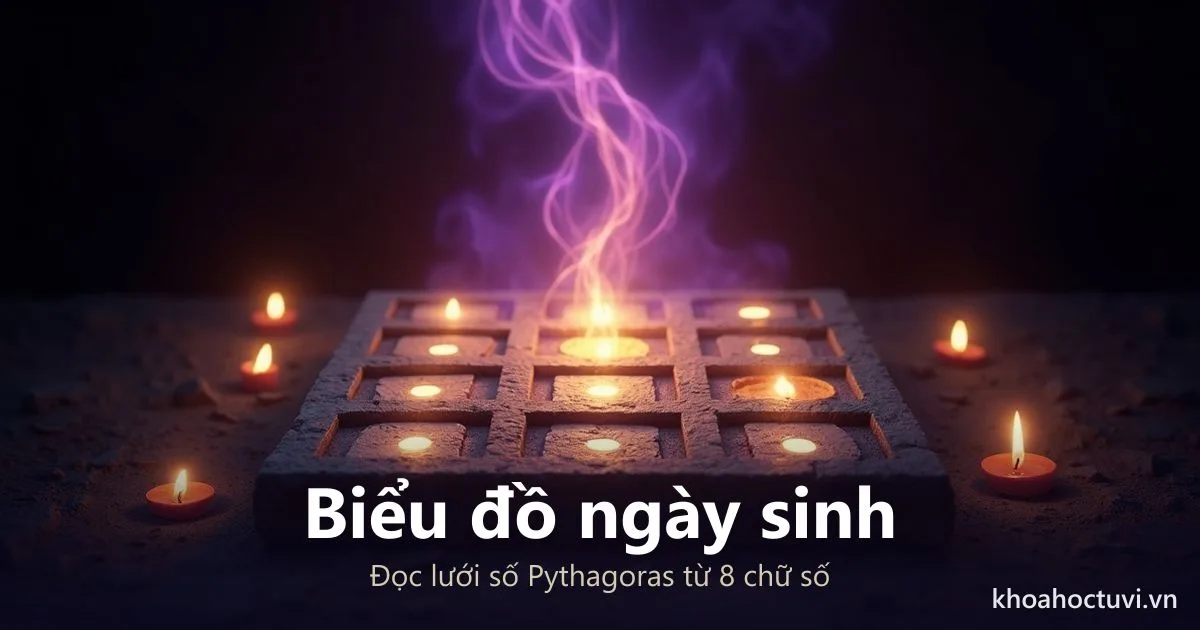Biểu Đồ Ngày Sinh: Cách Lập Và Đọc Lưới Số Pythagoras Từng Bước